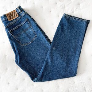Ralph Lauren VINTAGE high rise mom fit dark jeans